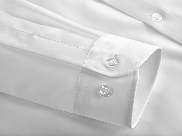 Priesterhemd Modell „Roma“ – Weiss (Langarm)