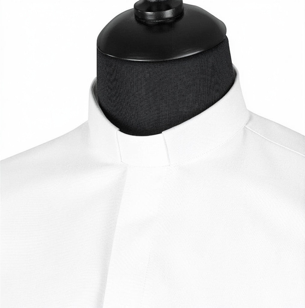 Priesterhemd Modell „Sisto“ – Weiss (Langarm)