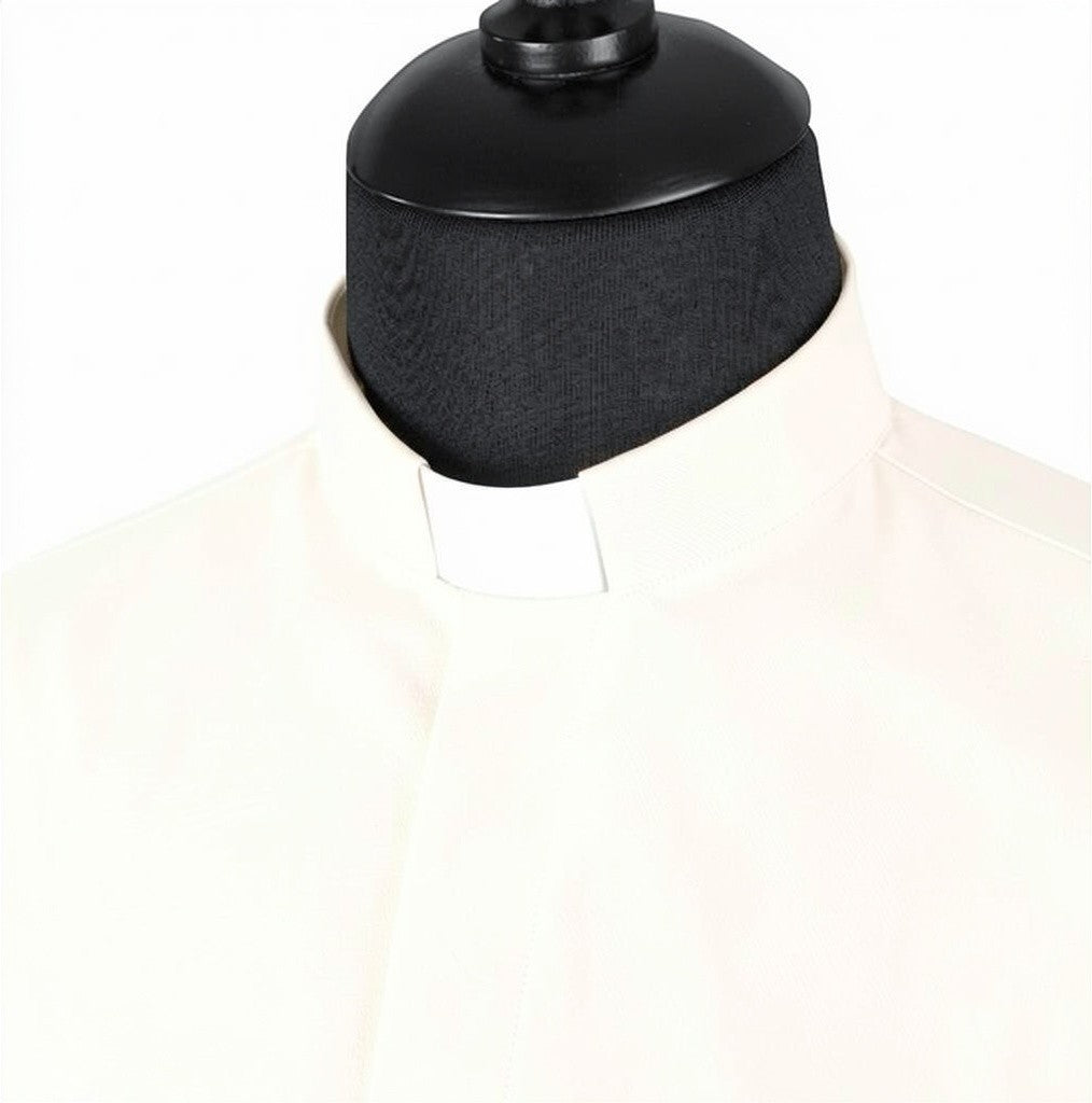Priesterhemd Modell „Sisto“ – Offwhite (Langarm)